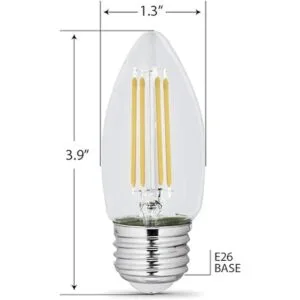 Feit Electric BPETC40927CAFIL2RP 40W EQ Bombilla LED_4