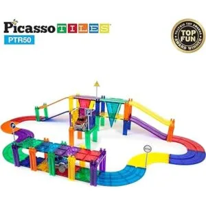 PicassoTiles Juego de 50 piezas de juguetes educativos de_4