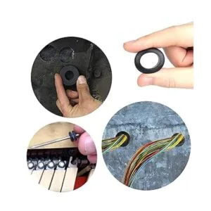 Fielect 300 ojales de goma de 0.394 in de diámetro_3