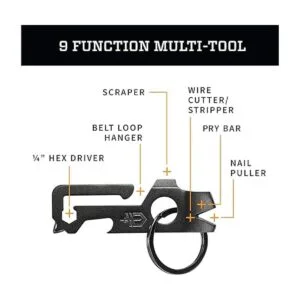 GERBER Mullet llavero multiherramienta negro 30001645_3