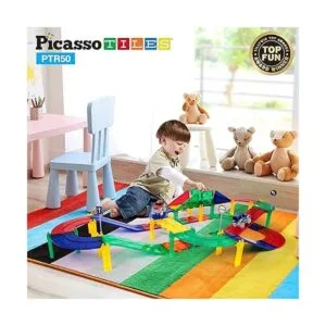 PicassoTiles Juego de 50 piezas de juguetes educativos de_3
