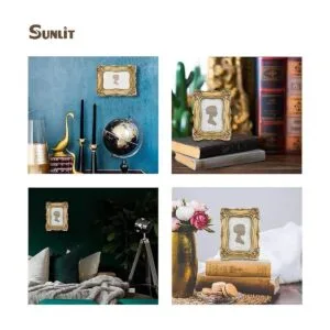 Sunlit Marco de fotos vintage de 4 x 6 pulgadas marco de