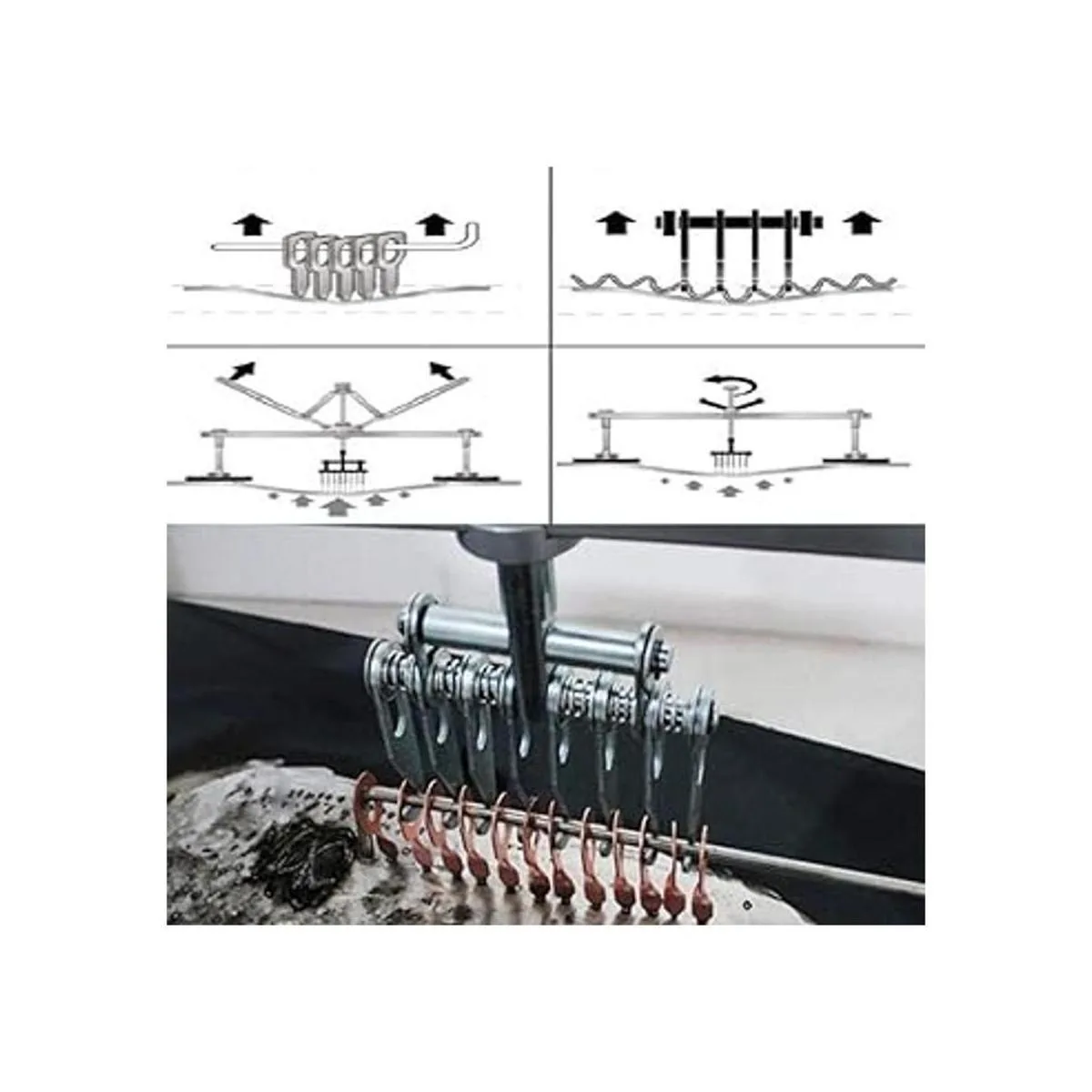 Extractor de abolladuras automático cabeza de gancho de 6