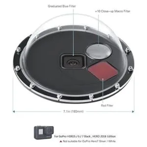 SOONSUN Lente de puerto de cúpula de 6 pulgadas con 3_2