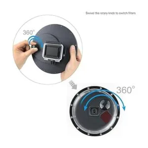 SOONSUN Lente de puerto de cúpula de 6 pulgadas con 3_3