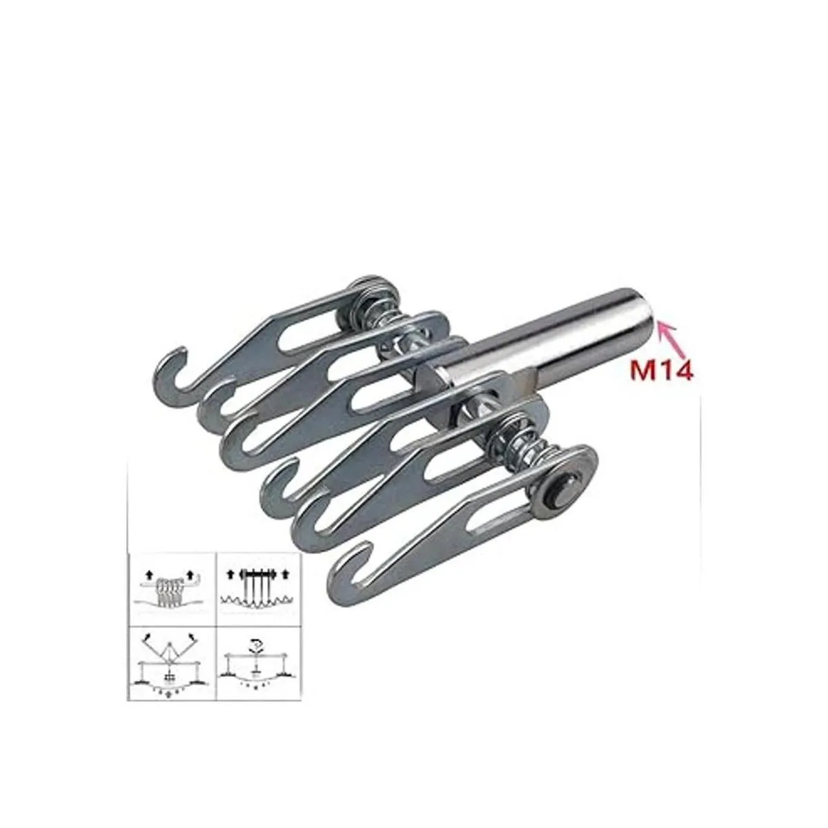 Extractor de abolladuras automático cabeza de gancho de 6