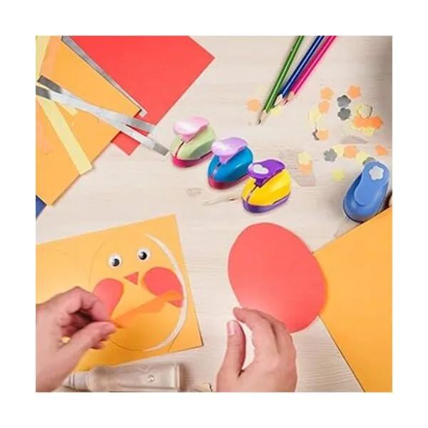 Perforadores de papel de 1 pulgada con papel adhesivo para