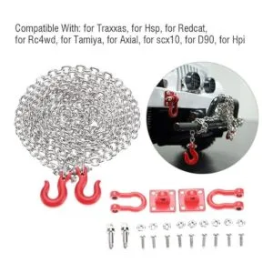 Dilwe RC Juego de cadena de remolque de remolque con_2