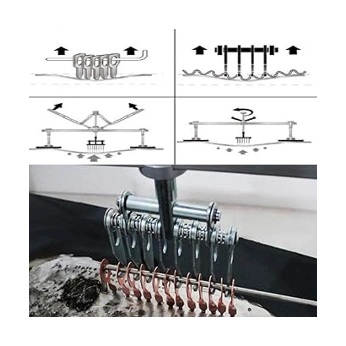 Extractor de abolladuras automático cabeza de gancho de 6
