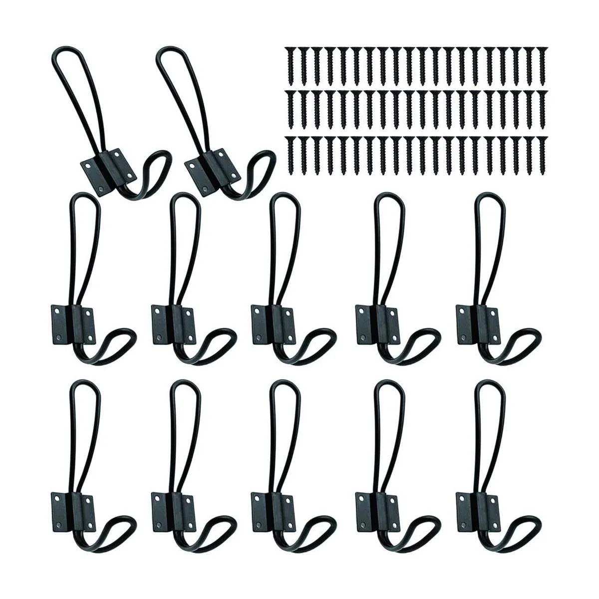 Ganchos rústicos de entrada paquete de 12 ganchos de_1