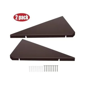 Evron Estantería de esquina de pared fácil de instalar_2