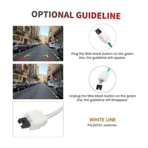 EWAY Cámara de respaldo con mango de portón trasero para_4