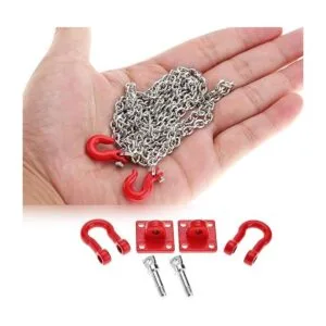 Dilwe RC Juego de cadena de remolque de remolque con_4