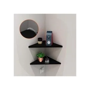 Evron Estantería de esquina de pared fácil de instalar_6