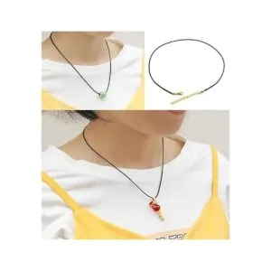 Sovenny 50 piezas 0.059 in negro encerado collar cordón