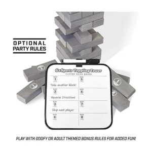 GoSports Torre grande de bloques apilables con reglas de_3