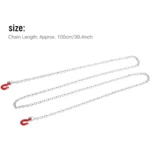 Dilwe RC Juego de cadena de remolque de remolque con_5