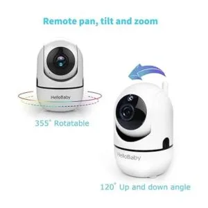 Monitor de bebé con cámara de zoom panel remoto y_3