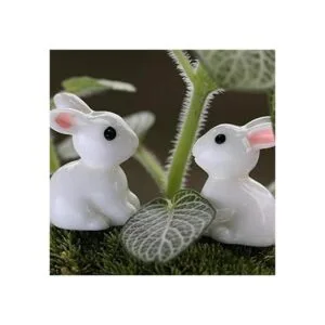 Exasinine Figuras miniaturas de animales pequeños jardín_5