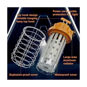 Lámpara de trabajo temporal LED de 150 W 20250 lúmenes luz_5