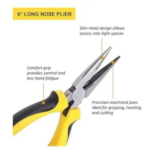 TOPLINE Juego de alicates de 5 piezas juego de