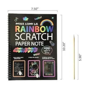 BESTING 3 paquetes de papel para rascar 30 hojas de 10.2 x_3