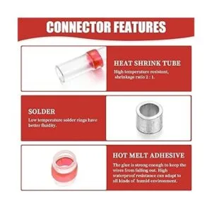 Camtek 200 conectores de cable de sellado de soldadura_4