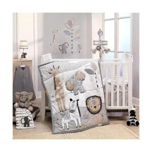 Lambs Ivy Peluche de elefante de peluche gris Jungle_4