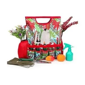 Juego de herramientas de jardín de 9 piezas con guantes y