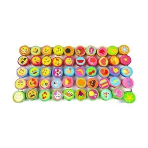 Tiny Mills 50 sellos surtidos de emoji para niños 50_3