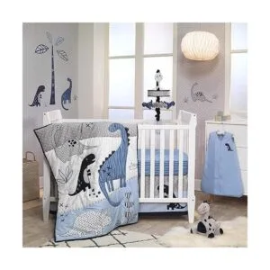 Lambs Ivy Baby Dino Juguete musical de dinosaurio azul_5