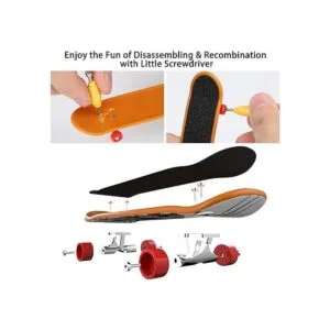 HOMETALL Juego de 12 monopatines de dedo para niños mini_6