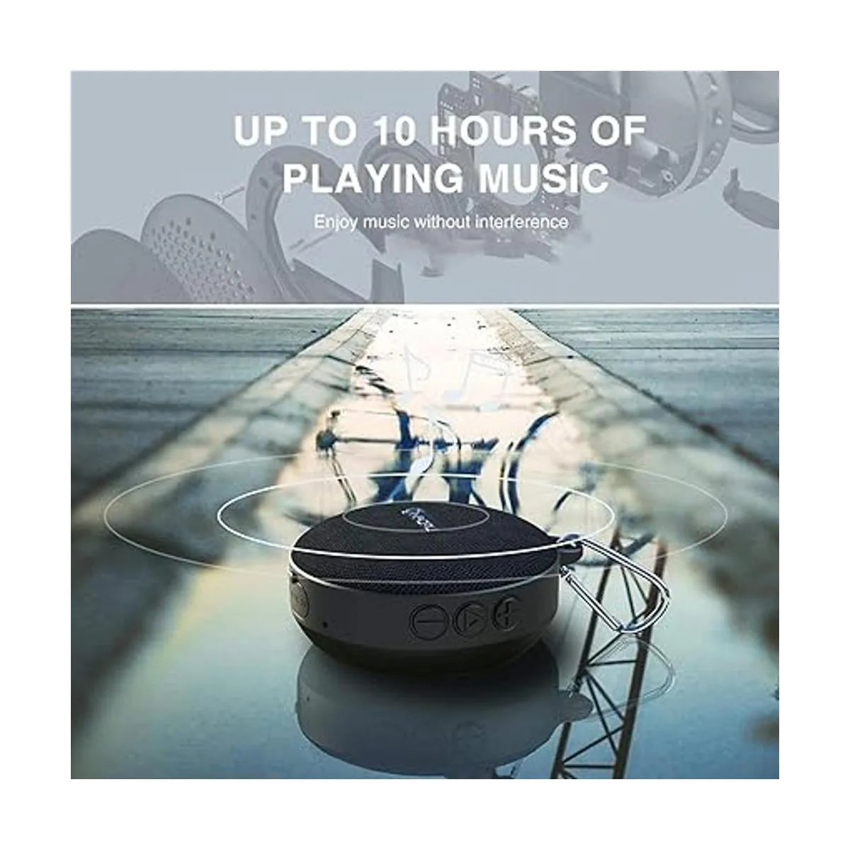 Onforu Altavoz Bluetooth portátil para bicicleta IP65_4