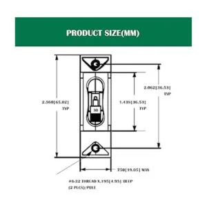 LENKRAD Disyuntor de palanca rojo serie A un solo polo 20A_2
