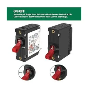 LENKRAD Disyuntor de palanca rojo serie A un solo polo 20A_3