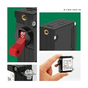 LENKRAD Disyuntor de palanca rojo serie A un solo polo 20A_4