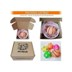 Teemerryca Collares para perro ajustables de piel de_6