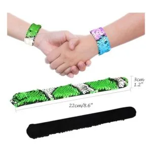 KUUQA 16 pulseras mágicas de lentejuelas de la sirena de 2