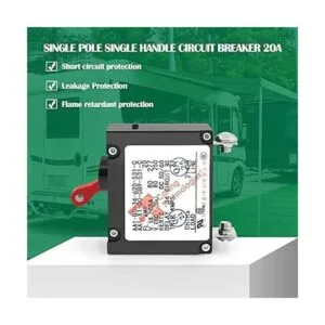 LENKRAD Disyuntor de palanca rojo serie A un solo polo 20A_5