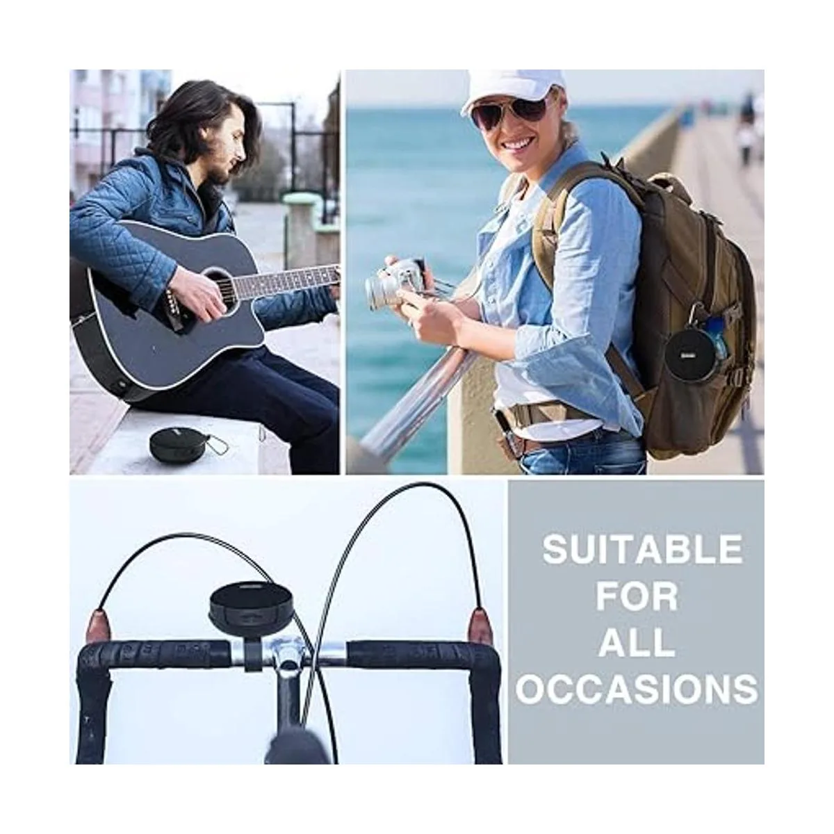 Onforu Altavoz Bluetooth portátil para bicicleta IP65_6