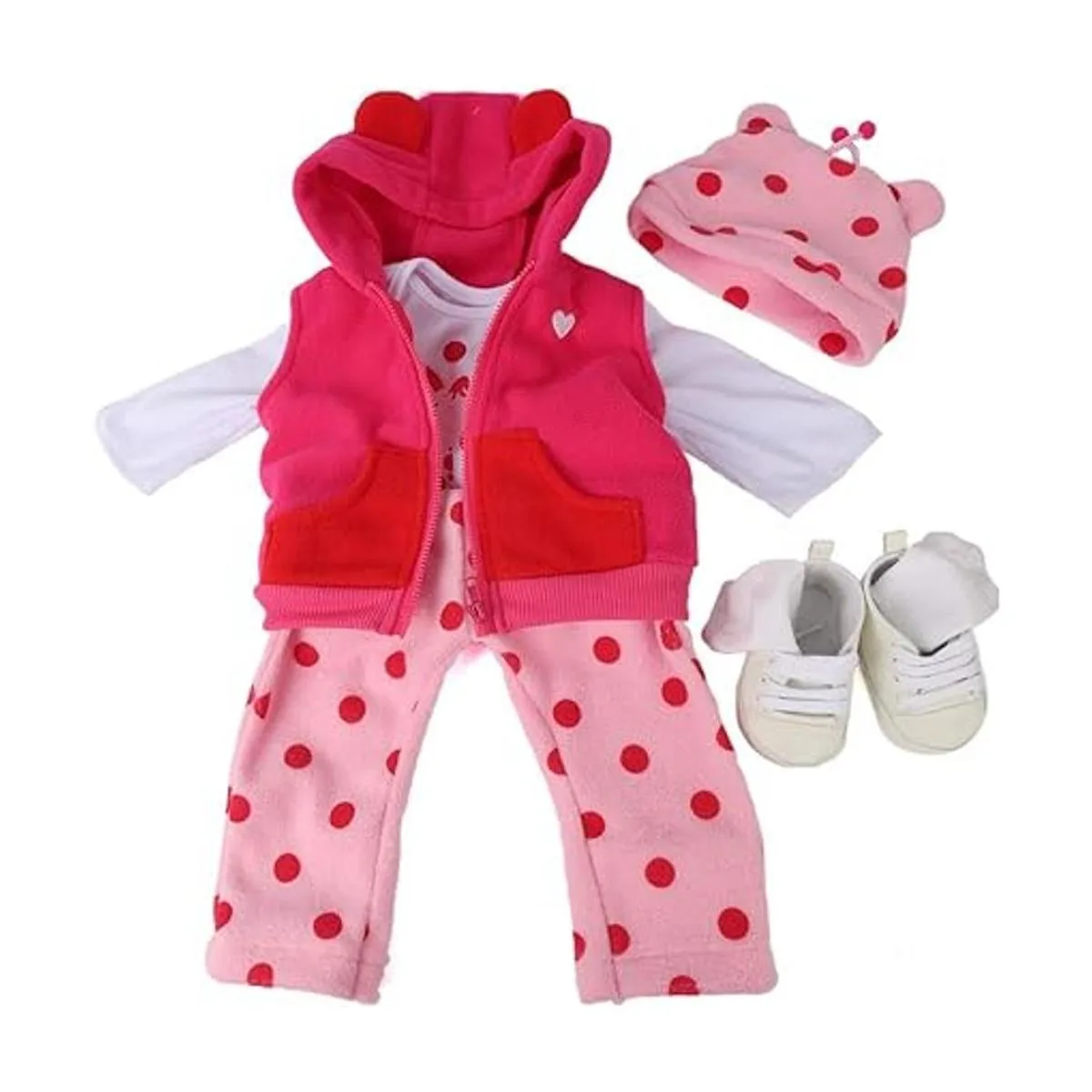 CHAREX Muñecas Reborn para bebé de 18 pulgadas Realisitc_6