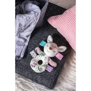 Taggies Sonajero suave bordado Flora Fawn_4