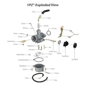 1PZ CP9Z01 PZ19 Carburador de 0.748 in con cable de_2