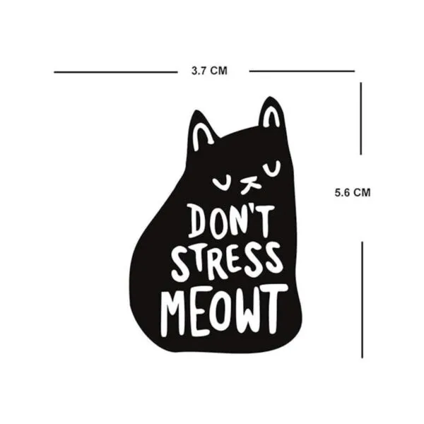 Juego de 3 gatos DIY serigrafiado planchado en parche_2