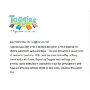 Taggies Sonajero suave bordado Flora Fawn_6