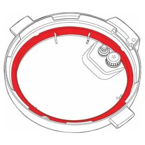 Junta de caucho para cocina de 6 cuartos Essentials Olla a_2