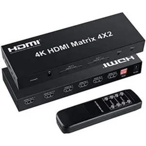 FERRISA Interruptor de matriz HDMI 4x2 4 en 2 salidas_1