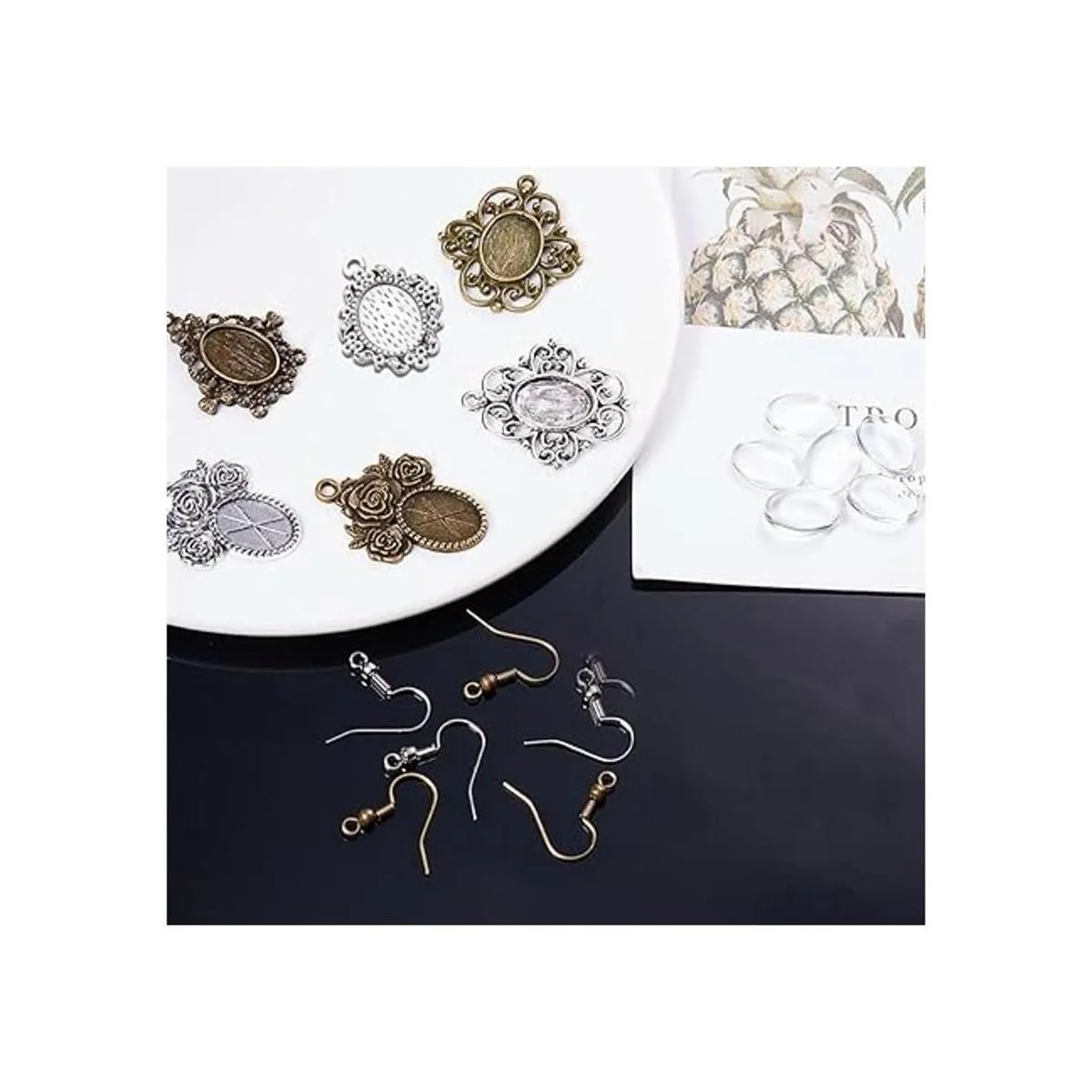 PH PandaHall 36 piezas de 3 estilos de pendientes con_4