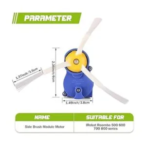 Módulo de motor de cepillo lateral para aspiradora iRobot