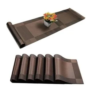 Manteles individuales con caminos de mesa manteles